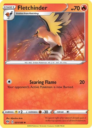 Fletchinder (031/189) [Sword & Shield: Darkness Ablaze]-1