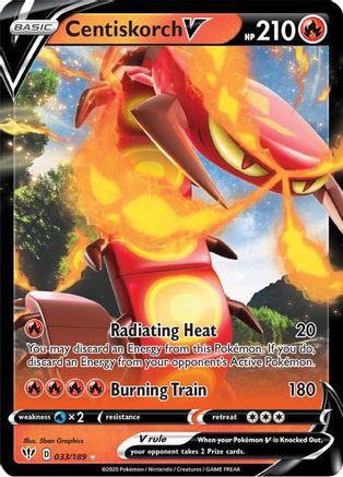 Centiskorch V (033/189) [Sword & Shield: Darkness Ablaze]-1