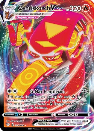 Centiskorch VMAX (034/189) [Sword & Shield: Darkness Ablaze]-1