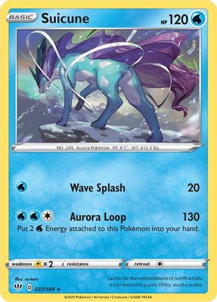 Suicune (037/189) [Sword & Shield: Darkness Ablaze]-1