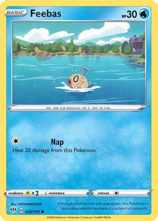 Feebas (038/189) [Sword & Shield: Darkness Ablaze]-1