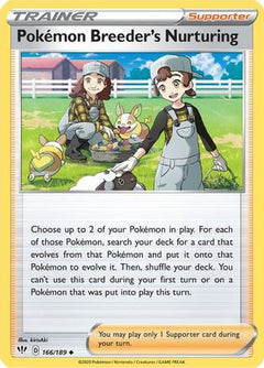 Pokemon Breeder's Nurturing (166/189) [Sword & Shield: Darkness Ablaze]-1