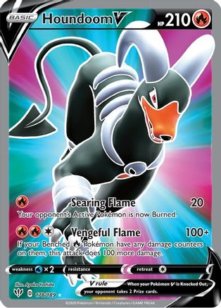 Houndoom V (178/189) [Sword & Shield: Darkness Ablaze]-1