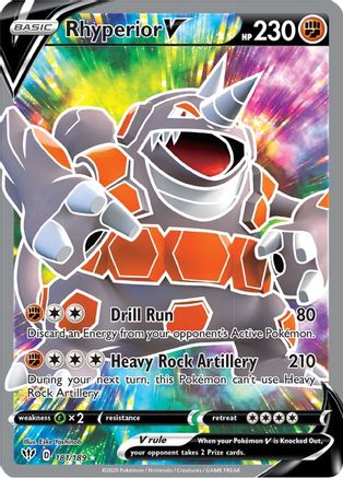 Rhyperior V (181/189) [Sword & Shield: Darkness Ablaze]-1