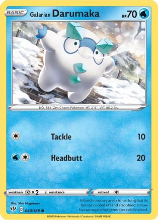 Galarian Darumaka (043/189) [Sword & Shield: Darkness Ablaze]-1