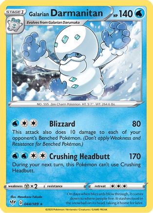 Galarian Darmanitan (044/189) [Sword & Shield: Darkness Ablaze]-1