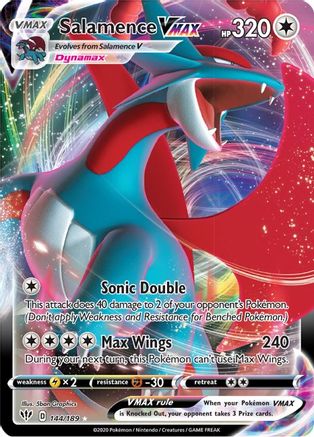 Salamence VMAX (144/189) [Sword & Shield: Darkness Ablaze]-1