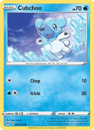 Cubchoo (048/189) [Sword & Shield: Darkness Ablaze]-1