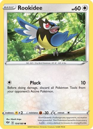 Rookidee (154/189) [Sword & Shield: Darkness Ablaze]-1