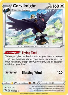 Corviknight (156/189) [Sword & Shield: Darkness Ablaze]-1