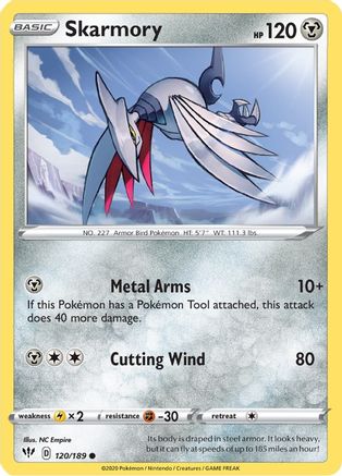 Skarmory (120/189) [Sword & Shield: Darkness Ablaze]-1