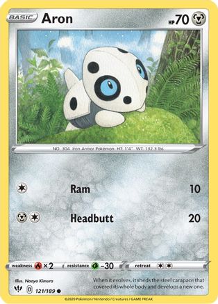 Aron (121/189) [Sword & Shield: Darkness Ablaze]-1