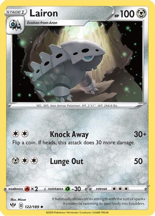 Lairon (122/189) [Sword & Shield: Darkness Ablaze]-1