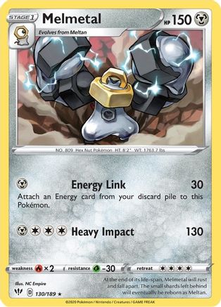 Melmetal (130/189) [Sword & Shield: Darkness Ablaze]-1