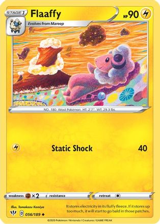 Flaaffy (056/189) [Sword & Shield: Darkness Ablaze]-1