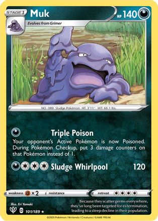 Muk (101/189) [Sword & Shield: Darkness Ablaze]-1