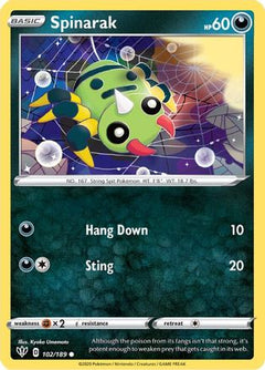 Spinarak (102/189) [Sword & Shield: Darkness Ablaze]-1