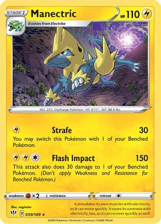 Manectric (059/189) [Sword & Shield: Darkness Ablaze]-1