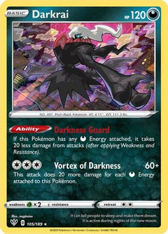 Darkrai (105/189) [Sword & Shield: Darkness Ablaze]-1