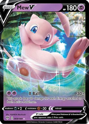 Mew V (069/189) [Sword & Shield: Darkness Ablaze]-1