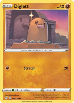 Diglett (084/189) [Sword & Shield: Darkness Ablaze]-1