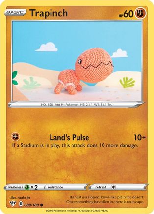 Trapinch (089/189) [Sword & Shield: Darkness Ablaze]-1