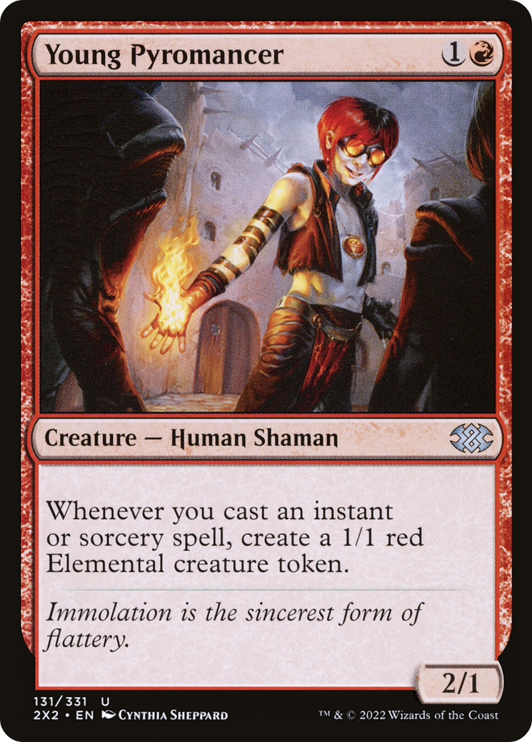 Young Pyromancer (2X2-131) - Double Masters 2022 Foil-1