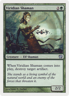 Viridian Shaman (9ED-280) - 9th Edition Foil-1