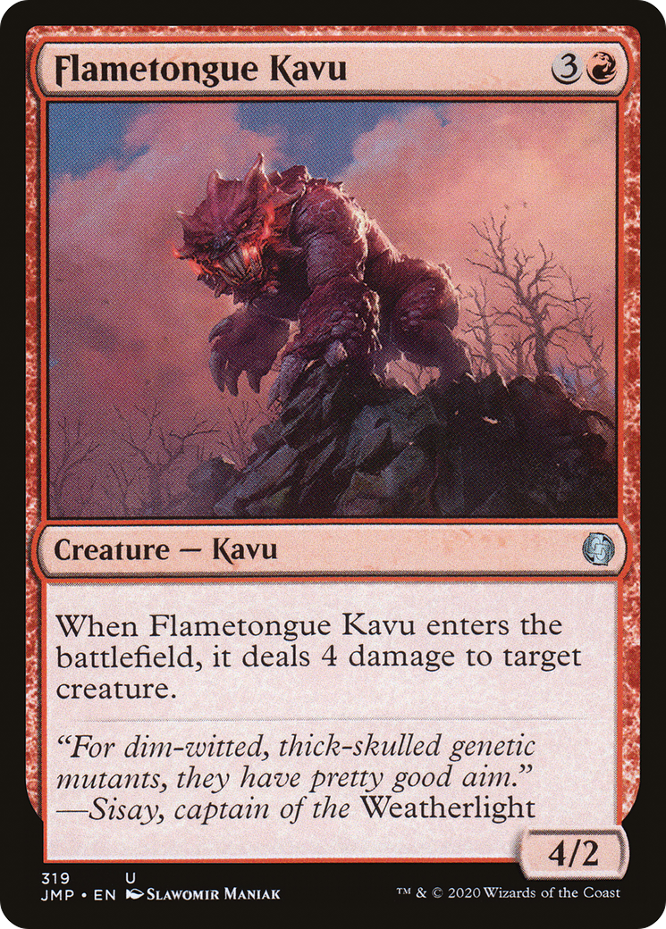 Flametongue Kavu [Jumpstart]-1