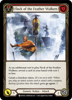 Flock of the Feather Walkers (Red) [U-WTR182] (Welcome to Rathe Unlimited)  Unlimited Rainbow Foil-2