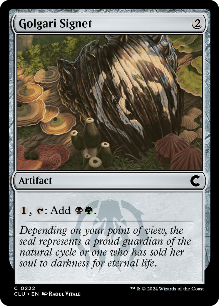 Golgari Signet [Ravnica: Clue Edition]-1