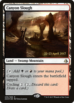 Canyon Slough [Amonkhet Prerelease Promos]-1
