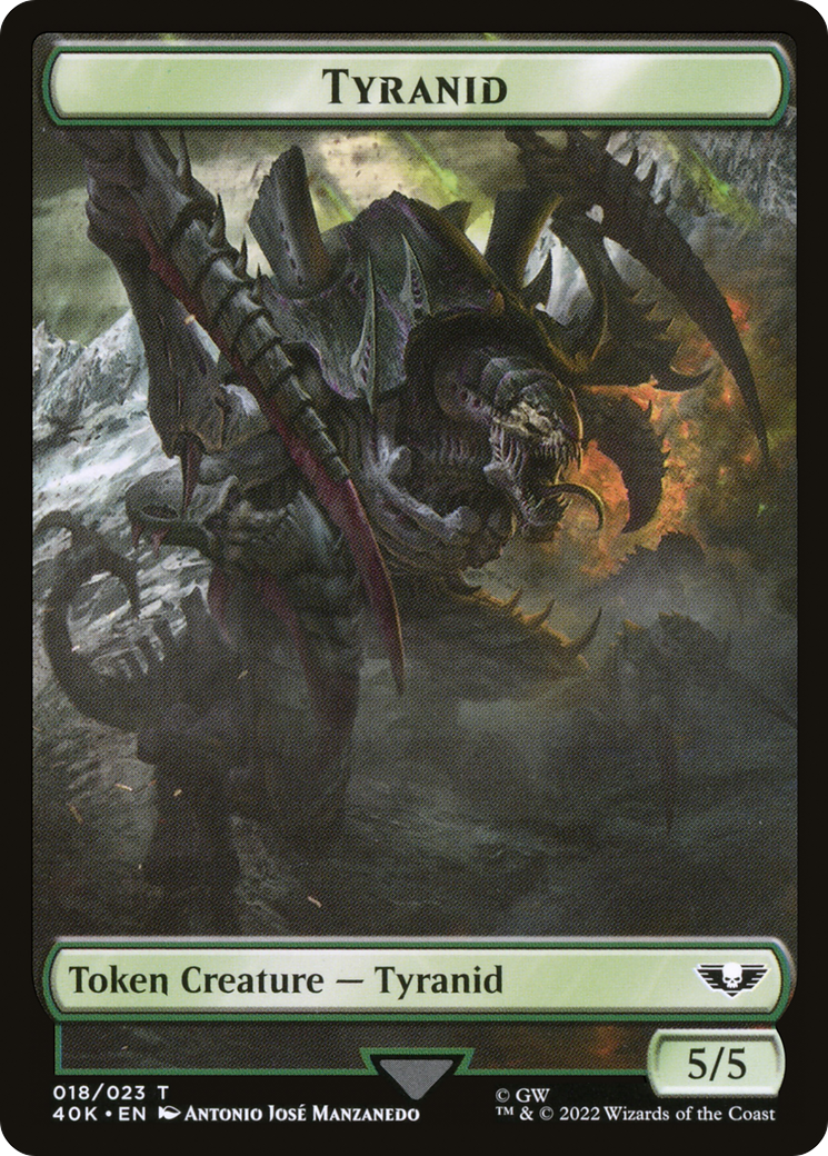 Tyranid (T40K-018) - Warhammer 40,000 Tokens-1