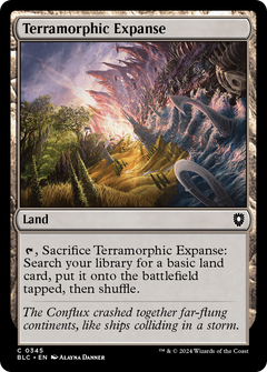 Terramorphic Expanse [Bloomburrow Commander]-1