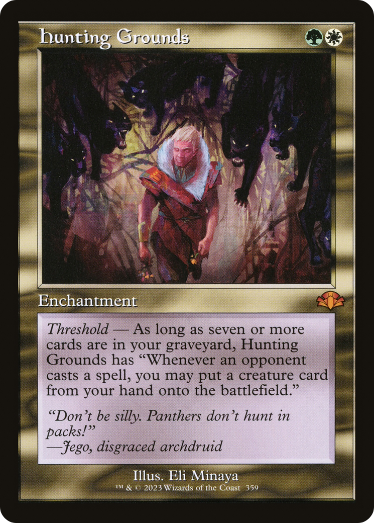 Hunting Grounds (Retro) [Dominaria Remastered]-1