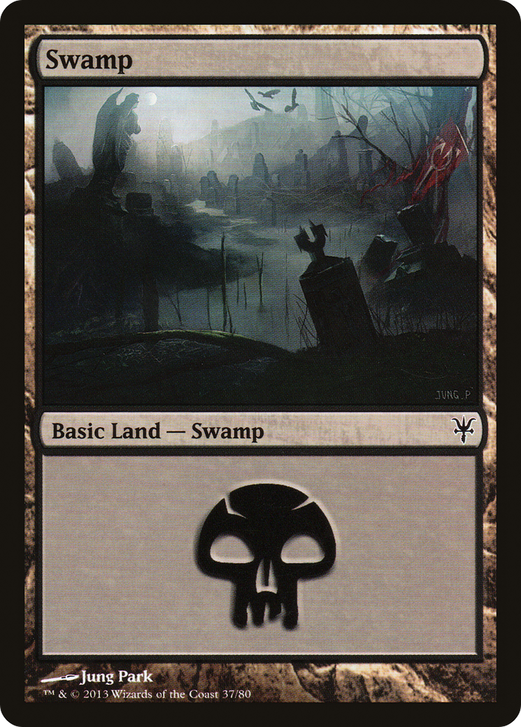 Swamp (37) [Duel Decks: Sorin vs. Tibalt]-3