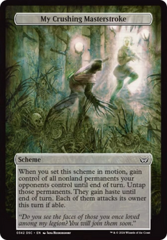 My Crushing Masterstroke (Full Art) [Duskmourn: Archenemy]-1