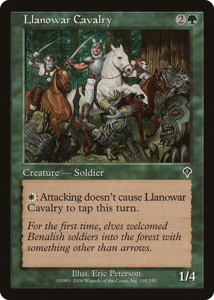 Llanowar Cavalry [Invasion]-1