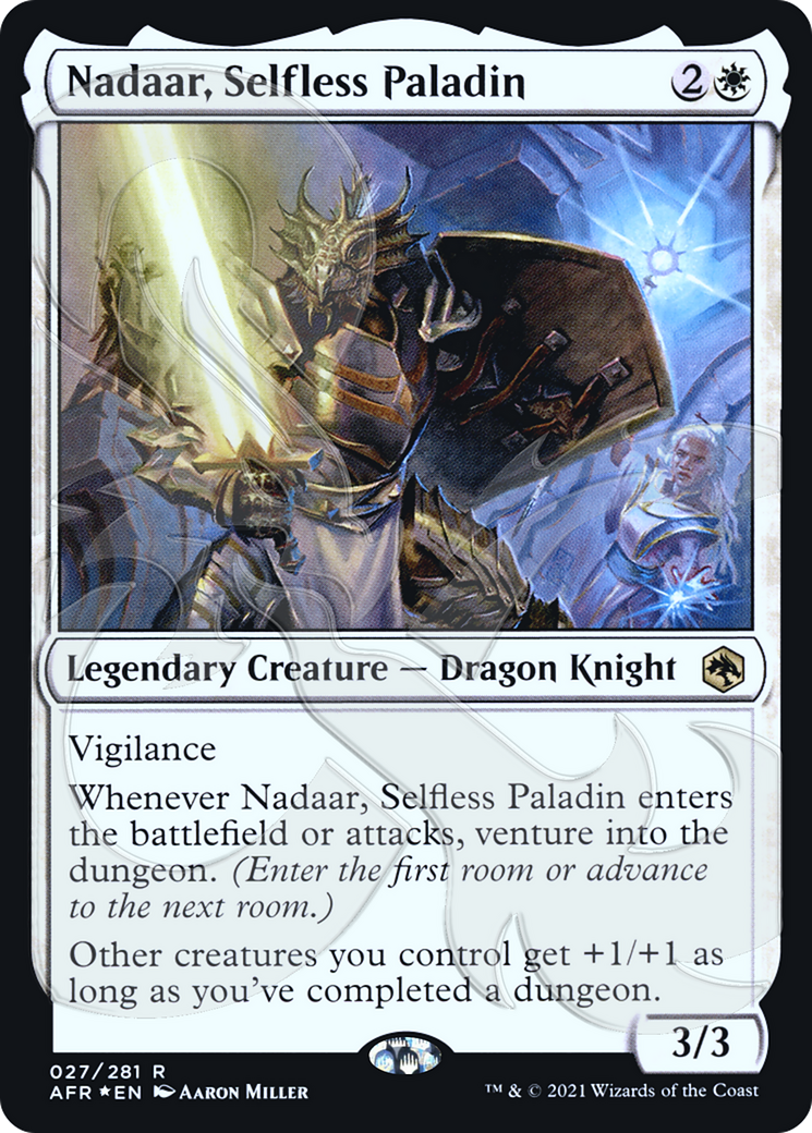 Nadaar, Selfless Paladin (Ampersand Promo) [Dungeons & Dragons: Adventures in the Forgotten Realms Promos]-1