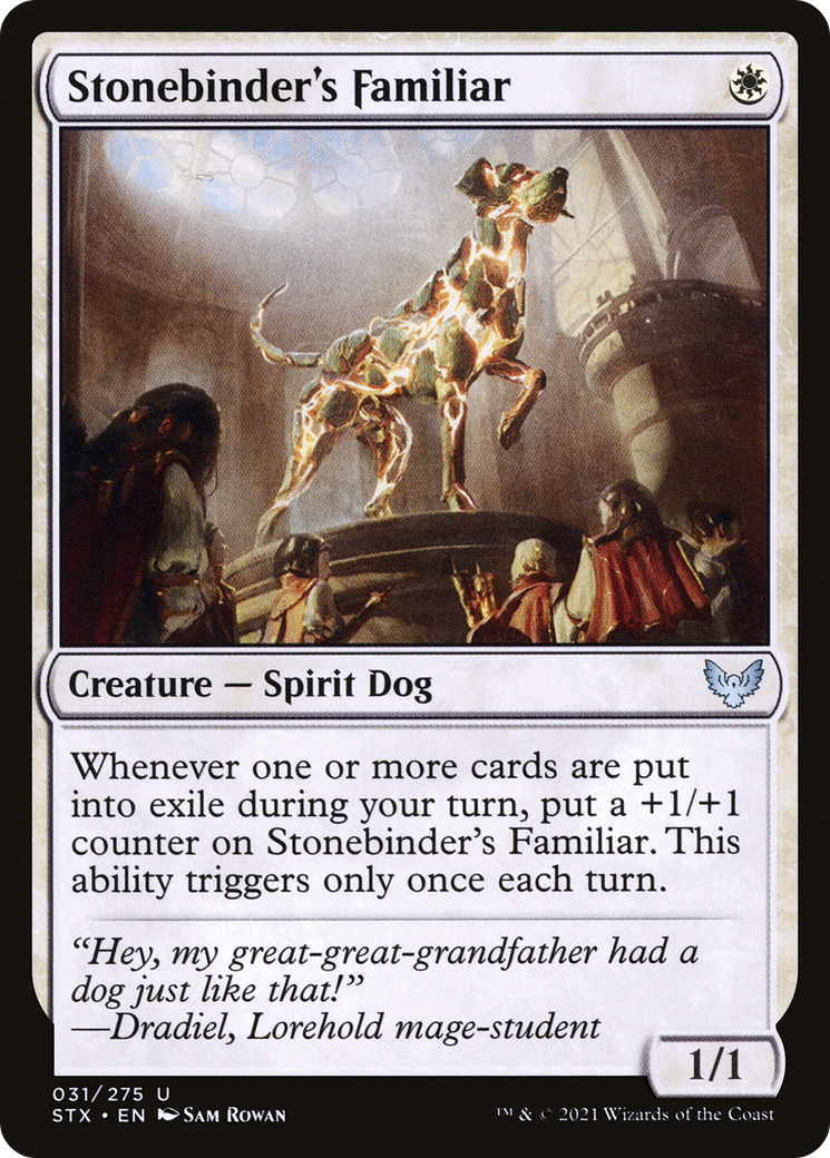 Stonebinder's Familiar [Strixhaven: School of Mages]-1