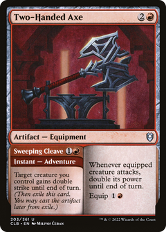 Two-Handed Axe (CLB-203) - Commander Legends: Battle for Baldur's Gate-1