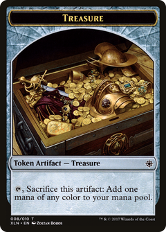 Treasure Token (008) (XLN-008) - Ixalan Tokens Foil-1