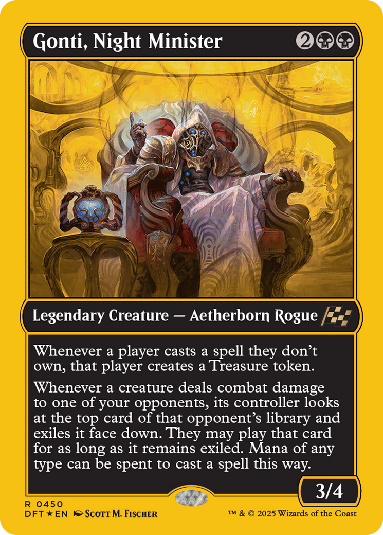 Gonti, Night Minister (First-Place Foil) [Aetherdrift]-1