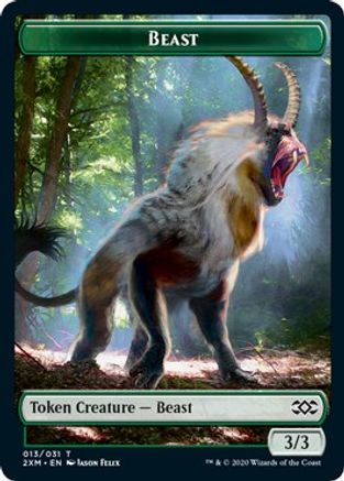 Beast Token (2XM-013) - Double Masters-1