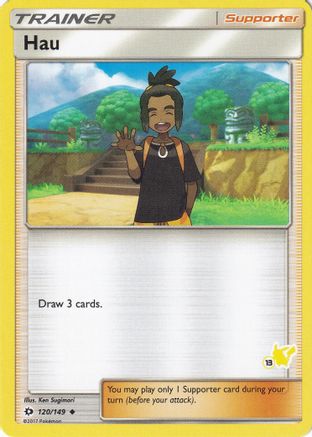 Hau (120/149) (Pikachu Stamp #13) [Battle Academy 2020]-1