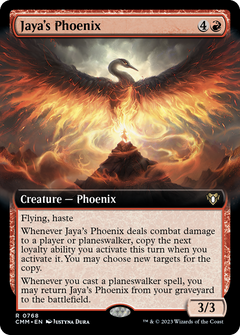 Jaya's Phoenix (Extended Art) [Commander Masters]-1
