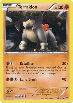 Terrakion (73/101) (Cosmos Holo) (Blister Exclusive) [Black & White: Noble Victories]-1