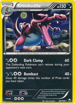Krookodile (66/108) (Cosmos Holo) (Blister Exclusive) [Black & White: Dark Explorers]-1