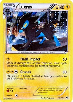 Luxray (46/99) (Cracked Ice Holo) (Blister Exclusive) [Black & White: Next Destinies]-1