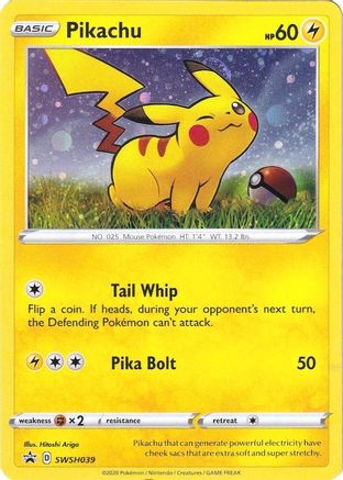 Pikachu (SWSH039) [Sword & Shield: Black Star Promos]-1